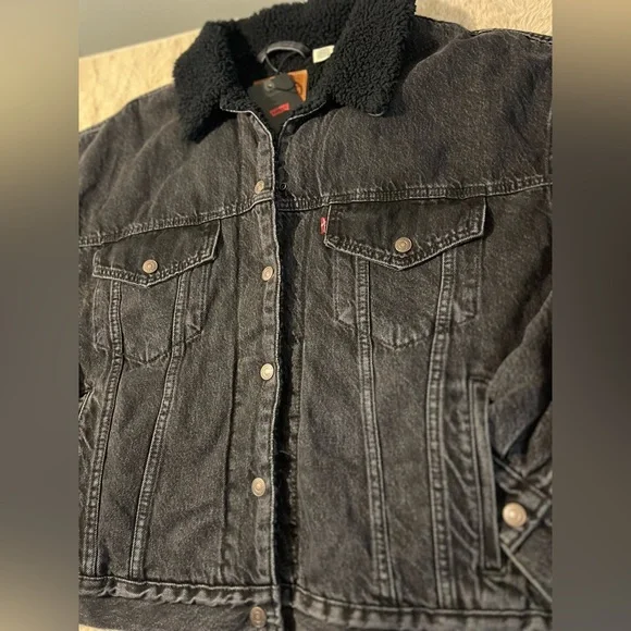 NWT Levi Strauss & Co. Black Denim Jacket